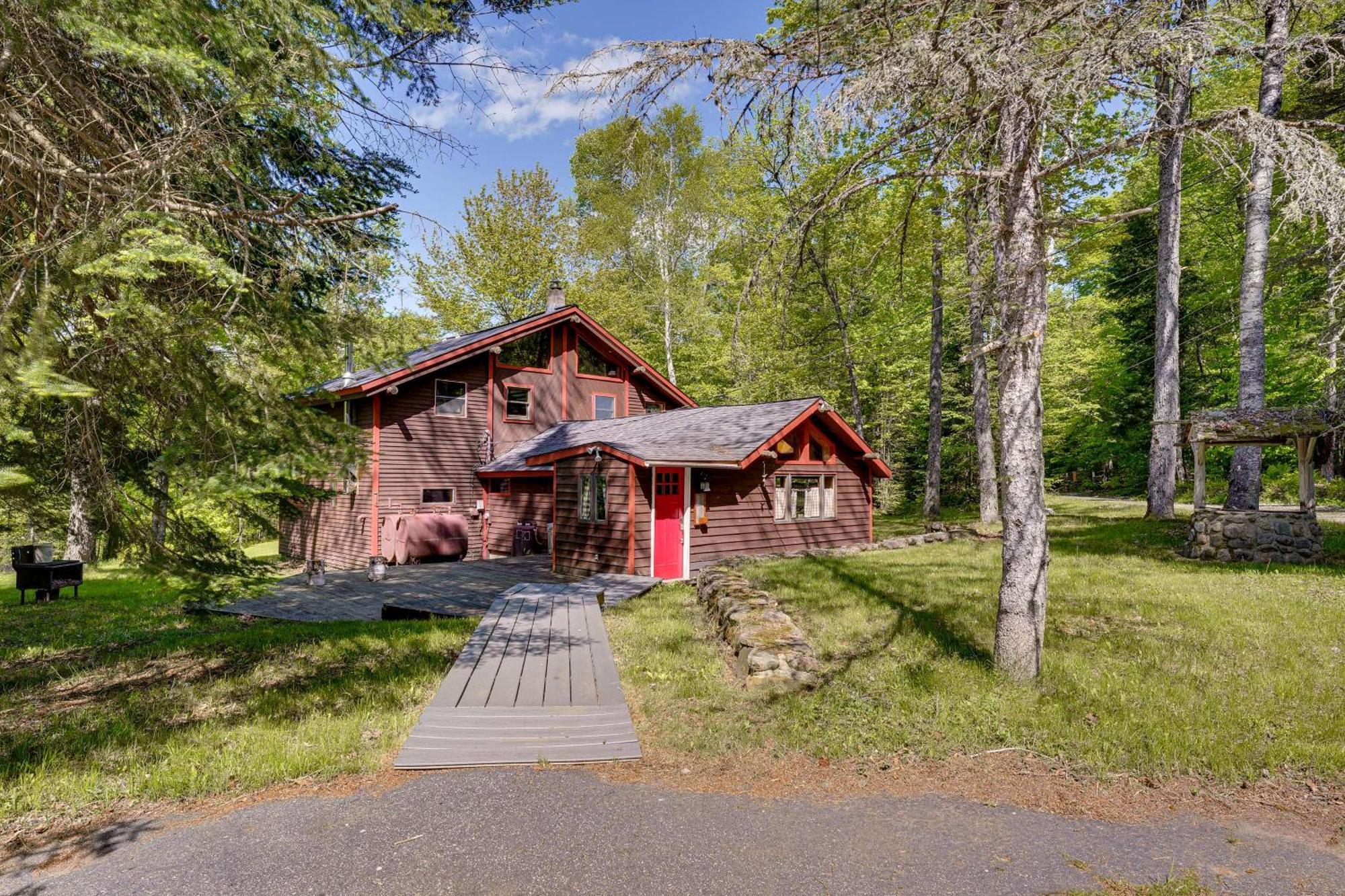 Saranac Lake Cabin With Deck Pets Welcome! Villa Exterior photo